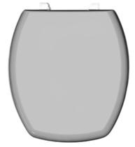 Assento Sanitário Almofadado Thema Cinza Plástico Durin