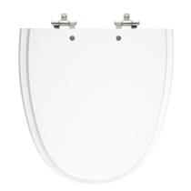 Assento Sanitário Aloha Branco Tampa para Vaso Celite em Madeira Laqueada