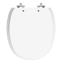 Assento Sanitário Ascot Branco (Neve) Tampa para Vaso Ideal Standard em Madeira Laqueada
