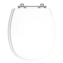 Assento Sanitário Aspen Branco Tampa para Vaso Deca de Madeira Laqueada - SB