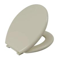 Assento Sanitário Astra Oval Almofadado Bege 8 TPK/AS*BG8 Assento Sanitário Astra Oval Almofadado Bege 8 TPK/AS*BG8