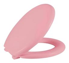 Assento Sanitário Astra Oval Almofadado Rosa 1 TPK/AS*RS1