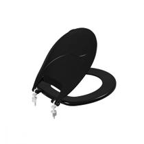 Assento Sanitario Astra Popular Preto Tpg*Pr1