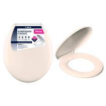 Assento Sanitário Atlas Almofadado Clássico, Primafer, Bege
