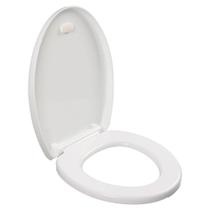 Assento Sanitário Atlas Oval, Suave Soft Close PP, Branco
