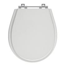 Assento Sanitário Avalon Cinza Claro Tampa para Vaso Ideal de Madeira Laqueada - SB