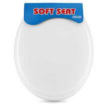 Assento Sanitário Banheiro Almofadado Universal Tampa Vaso Macio Confortável Higiênico Regulável Fácil Instalação Cor:Br Assento Sanitário Banheiro Almofadado Universal Tampa Vaso Macio Confortável Higiênico Regulável Fácil Instalação Cor:Br