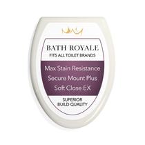 Assento Sanitário Bath Royale BR501-01 de Alta Resistência com Fechamento Suave
