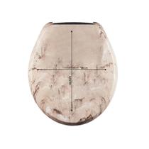 Assento Sanitário Bege Almofadado Decorativo PR1069-3 - Primafer