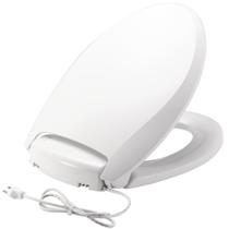Assento sanitário Bemis Radiance com luz noturna aquecida alongada