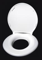 Assento sanitário Big John de alta capacidade de peso branco brilhante
