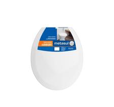Assento Sanitário BR Soft Oval Tampa Vaso Banheiro - Metasul