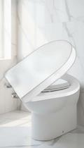 Assento Sanitário Branco com Fechamento Lento e Click Assento Sanitário Branco com Fechamento Lento e Click