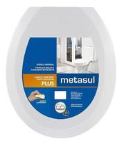 Assento Sanitário Branco Plástico Plus Almofadado - Metasul