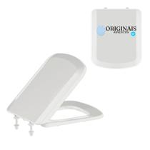 Assento Sanitário Branco Tupan Fiori Lírio Incepa Bali Polipropileno Anatômico Fácil Limpeza Resistente e Sustentável