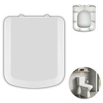 Assento Sanitário Branco Tupan Fiori Lírio Incepa Bali Polipropileno Anatômico Fácil Limpeza Resistente e Sustentável