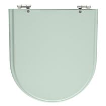 Assento Sanitário Calypso Verde Água Tampa para Vaso Incepa de Madeira Laqueada