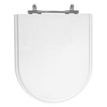 Assento Sanitário Carrara Branco Tampa para Vaso Deca de Madeira Laqueada - SB