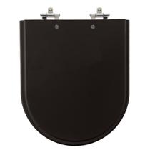 Assento Sanitário Carrara Ébano (Preto) Tampa para Vaso Deca de Madeira Laqueada Assento Sanitário Carrara Ébano (Preto) Tampa para Vaso Deca de Madeira Laqueada