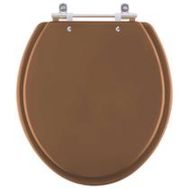 Assento Sanitário Colonial Ocre (Marrom) para Vaso Hervy