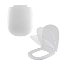 Assento Sanitario com Amortecedor Vogue Plus Branco para vaso Deca Assento Sanitario com Amortecedor Vogue Plus Branco para vaso Deca