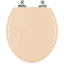 Assento Sanitário com Fechamento Lento Convencional Oval Rosa Floral para vaso Deca