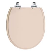 Assento Sanitário com Fechamento Lento Village Amendoa para vaso Deca Assento Sanitário com Fechamento Lento Village Amendoa para vaso Deca