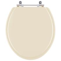Assento Sanitário Convencional Oval Creme (Bege Claro) para vaso Deca