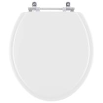 Assento Sanitário Convencional Oval Neve (Branco) Para Louças Ideal Standard
