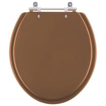 Assento Sanitário Convencional / Oval Ocre (Marrom) para vaso Incepa Assento Sanitário Convencional / Oval Ocre (Marrom) para vaso Incepa