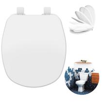 Assento Sanitário Deca Carrara Link Duna Omega Tupan Polipropileno Anatômico Retire e Limpe Fácil Limpeza Compatível Roca Meridian Icasa Vesúvio Next