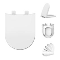 Assento Sanitário Deca Carrara Link Lk Duna Soft Close Tupan Polipropileno Fechamento Suave Anatômico Amortecedor