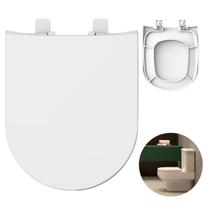 Assento Sanitário Deca Vogue Plus Celite Life Fiori Flox Tupan Polipropileno Anatômico Fácil Limpeza Compatível Lorenzetti Square Lorenluna Lorenclass