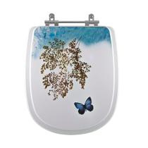 Assento Sanitario Decorado Borboleta Dona Beja para vaso Santa Clara Assento Sanitario Decorado Borboleta Dona Beja para vaso Santa Clara