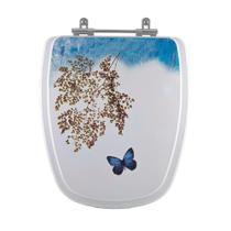 Assento Sanitario Decorado Borboleta Mônaco para vaso Agnes.T