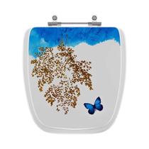 Assento Sanitario Decorado Borboleta Vip para vaso Celite Assento Sanitario Decorado Borboleta Vip para vaso Celite