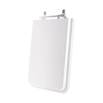 Assento sanitário decorate poliester square branco