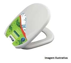 Assento sanitário duda retangular/sabatini almofadado cinza 163300 681148 Assento sanitário duda retangular/sabatini almofadado cinza 163300 681148