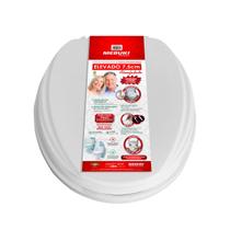 Assento Sanitário Elevado Almofadado (7,5cm) - Mebuki