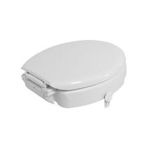 Assento Sanitário Elevado Astra TAE7T/K com Tampa e Trava 11cm Almofadado