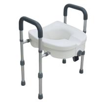 Assento Sanitario Elevado com Barra de Apoio Lateral Pro18