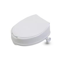 Assento Sanitário Elevado com Tampa e Trava 7,5cm, 10cm ou 13cm