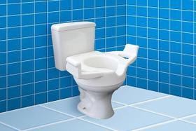 Assento Sanitário Elevado Fixo com Alças da Carci Assento Sanitário Elevado Fixo com Alças da Carci