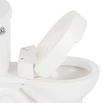 Assento sanitário elevado Vive, alongado, com 9 cm de altura, elegível para FSA/HSA Assento sanitário elevado Vive, alongado, com 9 cm de altura, elegível para FSA/HSA