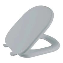 Assento Sanitário Etna Cinza Claro Tampa para Vaso Icasa Almofadado Assento Sanitário Etna Cinza Claro Tampa para Vaso Icasa Almofadado