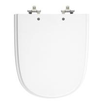 Assento Sanitário Ezedra Branco (Neve) Tampa para Vaso Ideal Standard de Madeira Laqueada