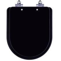 Assento Sanitário Fechamento Lento Link Preto Fosco para vaso Deca Assento Sanitário Fechamento Lento Link Preto Fosco para vaso Deca