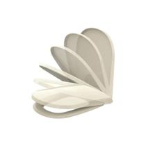 Assento Sanitário Flox Pp Creme Tupan Soft Close Vaso Fiori