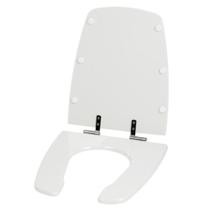 Assento Sanitário Handicapped Branco Tampa para Vaso Celite em Madeira Laqueada Assento Sanitário Handicapped Branco Tampa para Vaso Celite em Madeira Laqueada