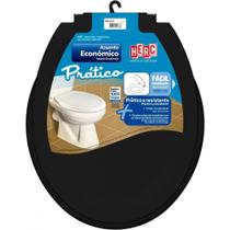 Assento Sanitario Herc ''Economico'' Preto 182
